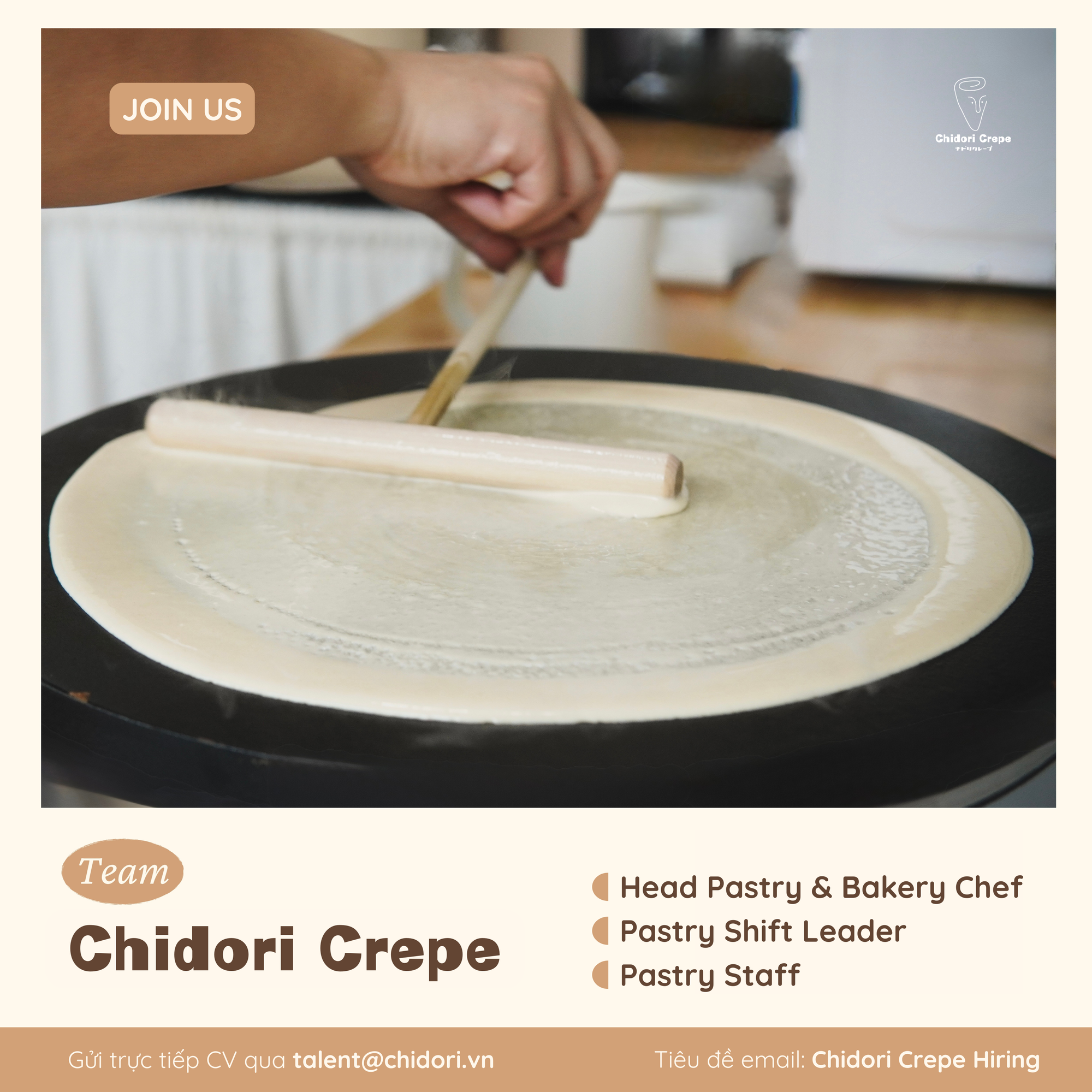 Chidori Hospitality tuyển dụng